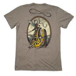 Lakes Rivers Streams Mayfly Rodeo Tee Men's